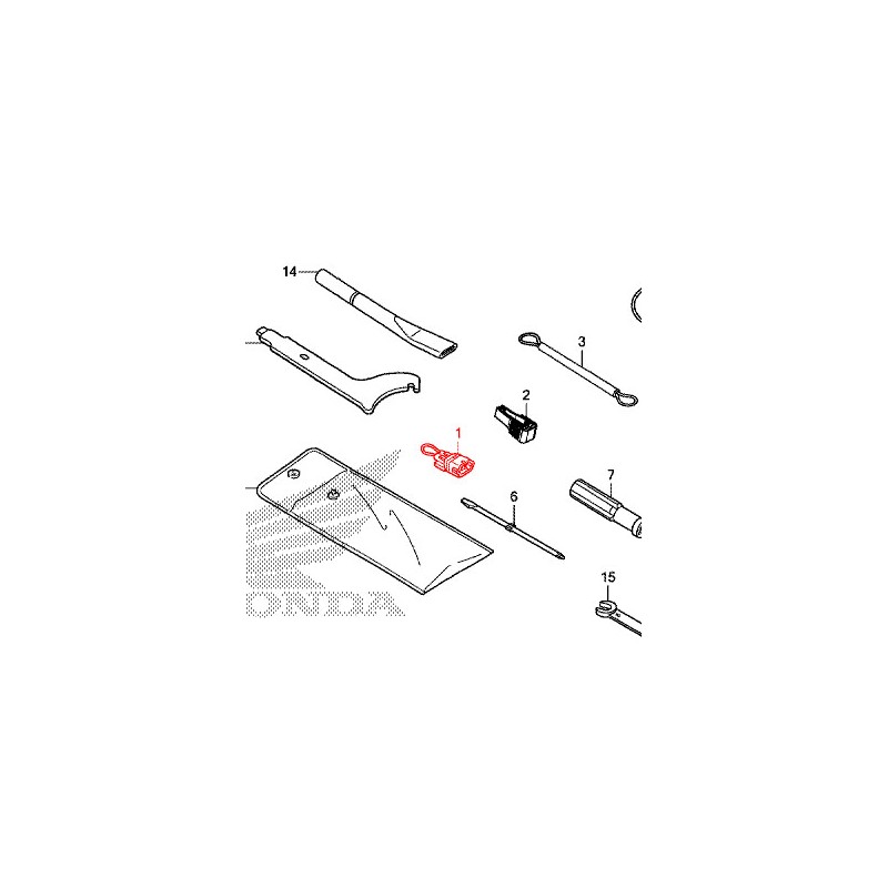 35102-KVZ-630 : Honda Emergency start socket Honda X-ADV 750