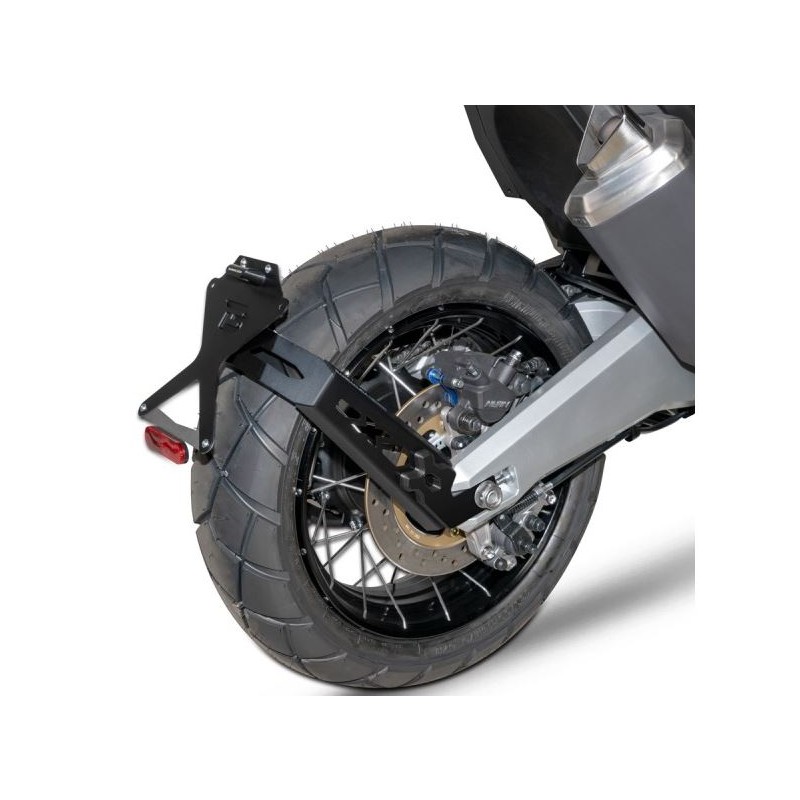 HX7104-17-SN + N1002 : Staffa per targhe deportato Barracuda Honda X-ADV 750 HX7104-17-SN + N1002 : Staffa per targhe deportato Barracuda Honda X-ADV 750