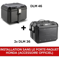 gividolomitipackb : Pack Givi Dolomiti pour X-ADV SANS porte-paquet d'origine Honda X-ADV 750
