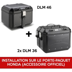 gividolomitipackb : Pack Givi Dolomiti pour X-ADV AVEC porte paquet d'origine Honda X-ADV 750