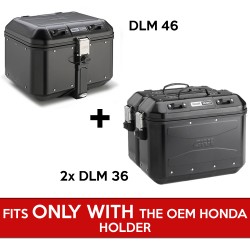 gividolomitipackb : Givi Dolomiti complete pack for X-ADV WITH OEM holder Honda X-ADV 750