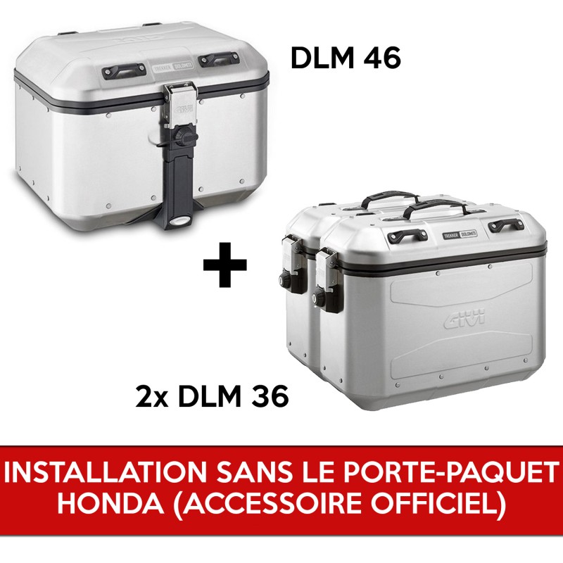 gividolomitipack2 : Pack Givi Dolomiti per X-ADV SENZA confezione originale Honda X-ADV 750