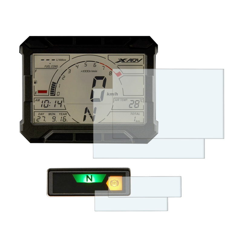 6 Pellicole Protettive Per Schermo Honda X-ADV 750 RH10 2025 – Trasparenti, Antigraffio E Touch Compatibili
