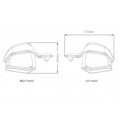 3621 : Puig Handguard Extensions Honda X-ADV 750