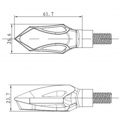 9946N : Puig Indicator Housing Honda X-ADV 750