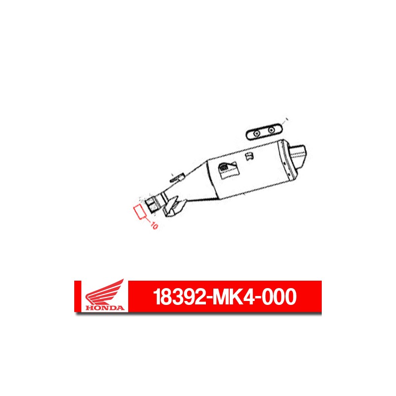 18392-MK4-000 : Guarnizione di scarico Honda Honda X-ADV 750