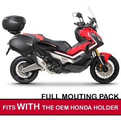 shadfullpack2 : Confezione bauletto e valigie Shad per X-ADV CON portabagagli originale Honda X-ADV 750