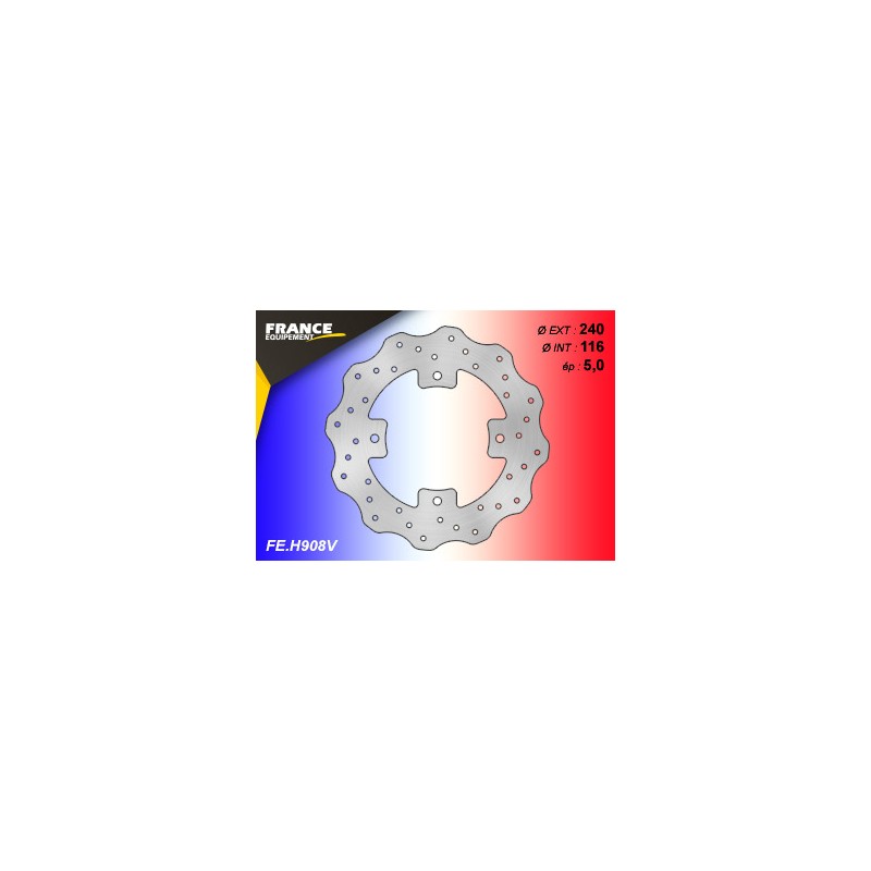 FE.H908V : Disco freno posteriore France Equipement Honda X-ADV 750
