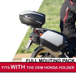 shadfullpack3 : Shad premium top/side cases full pack for X-ADV WITH OEM holder Honda X-ADV 750