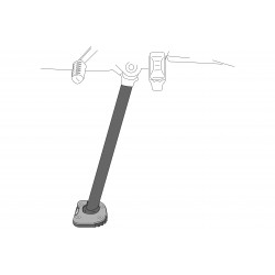 20583N : Puig 2021 Kickstand Extension Honda X-ADV 750