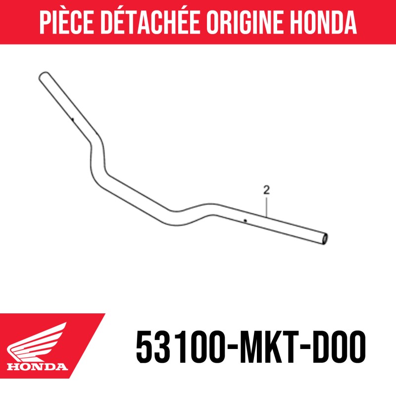 53100-MKT-D00 : Honda OEM handlebars 2021 Honda X-ADV 750