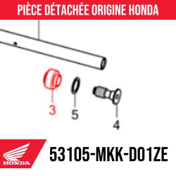 53105-MKK-D01ZE : Honda OEM handlebar end cap 2021 Honda X-ADV 750