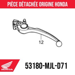 53180-MJL-D71 : Honda OEM left brake lever 2021 Honda X-ADV 750