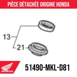 51490-MKL-D81 : Paraolio forcella Honda 2021 Honda X-ADV 750