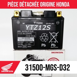 31500-MGS-D32 : Honda YTZ12S OEM Battery Honda X-ADV 750