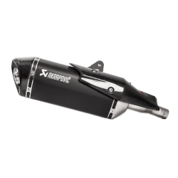 S-H7SO4-HRTBL : Akrapovic black titanium exhaust Honda X-ADV 750