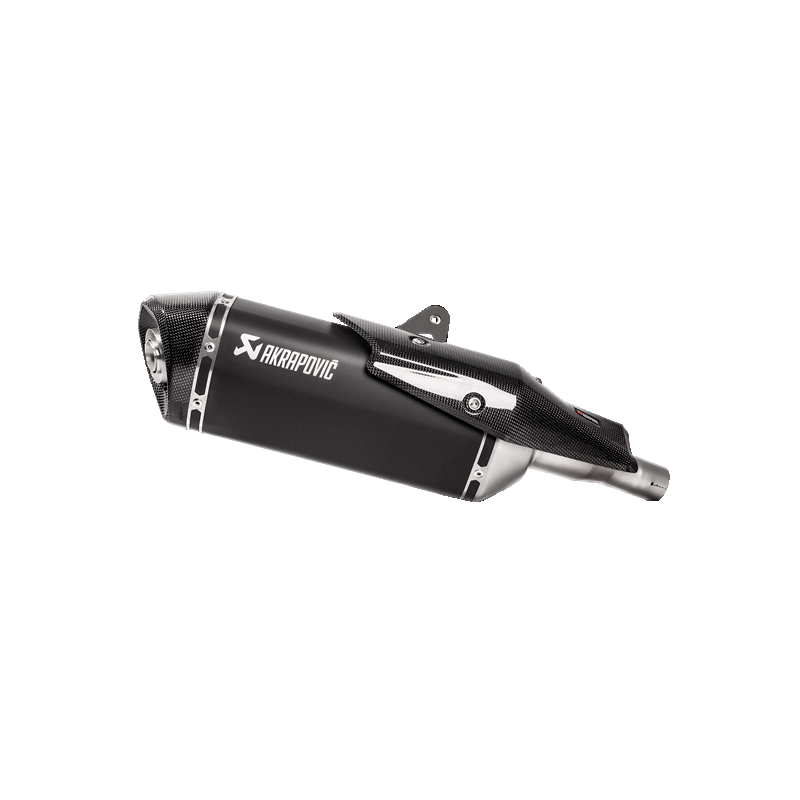 S-H7SO4-HRTBL : Akrapovic black titanium exhaust Honda X-ADV 750