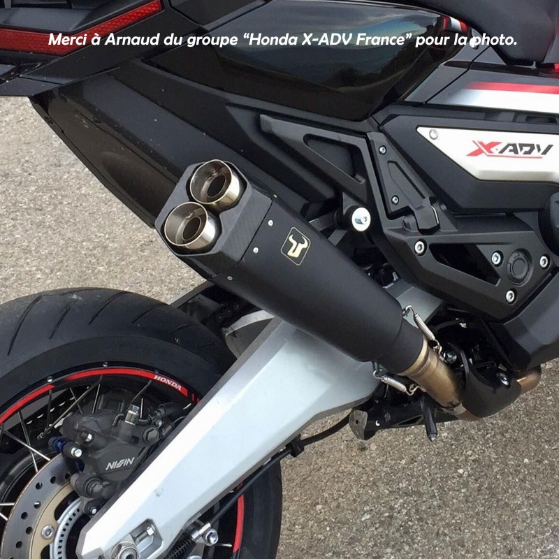 WH6659B : Marmitta Ixrace M9 Black Edition Honda X-ADV 750 WH6659B : Marmitta Ixrace M9 Black Edition Honda X-ADV 750
