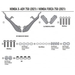 SR1188 : Complete Givi 2021 Top-Case Support Honda X-ADV 750