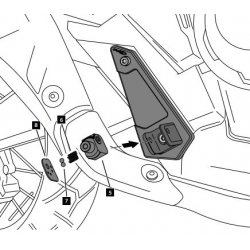 20582N : Pedane Pilota Puig 2021 Honda X-ADV 750