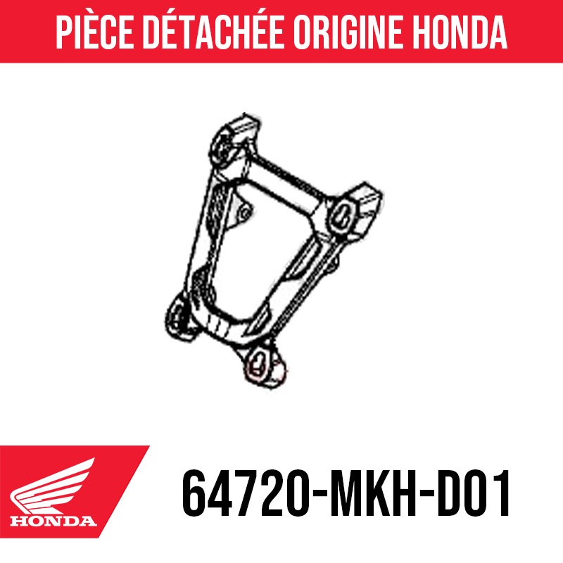 64720-MKH-D01 : Staffa parabrezza originale Honda Honda X-ADV 750