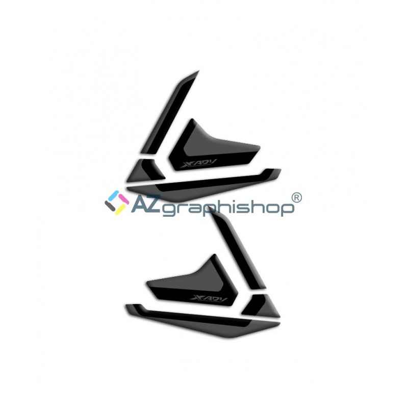 XADV-21-009 : Autocollants de dessous de selle supérieur Honda X-ADV 750 XADV-21-009 : Autocollants de dessous de selle supérieur Honda X-ADV 750
