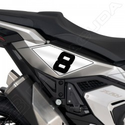 HX7400-21 : Support numéro Racing Barracuda 2021 Honda X-ADV 750