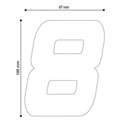 HX7400-21 : Barracuda Racing Number Support 2021 Honda X-ADV 750