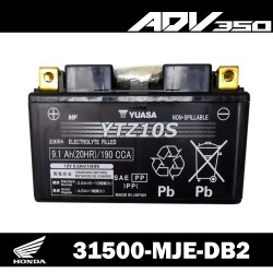 31500-MJE-DB2 : Batterie Honda Yuasa YTZ10S Honda X-ADV 750