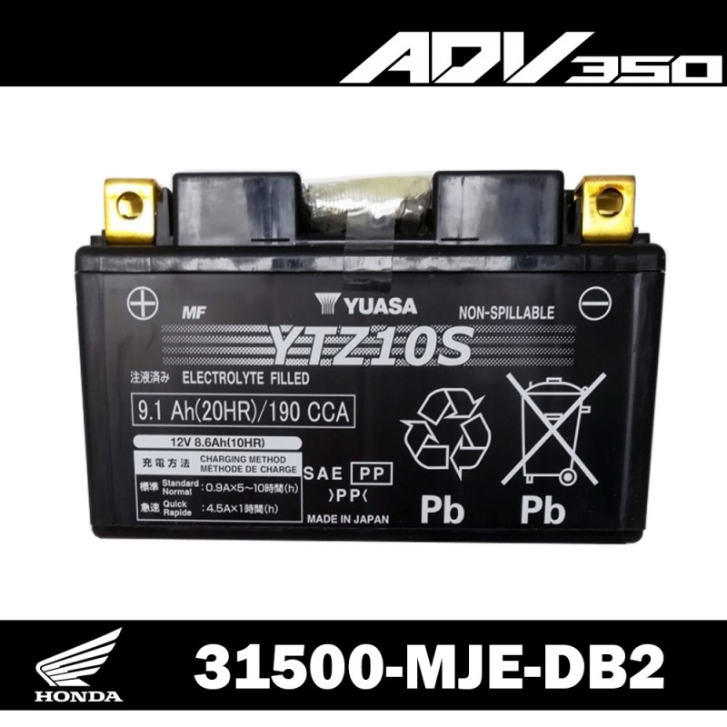 31500-MJE-DB2 : Batteria Honda Yuasa YTZ10S Honda X-ADV 750