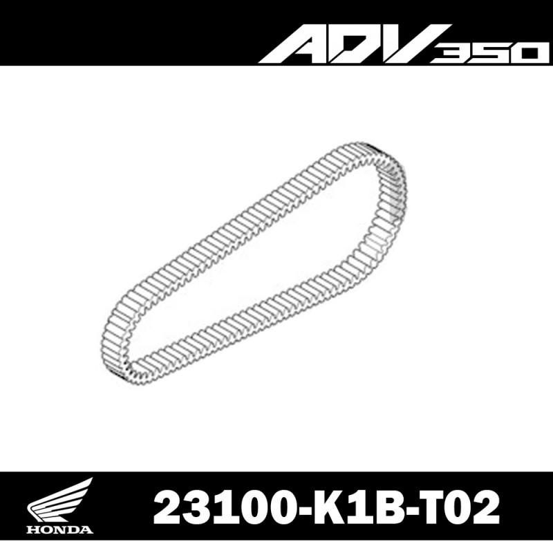 23100-K1B-T02 : Honda OEM belt ADV 350 Honda X-ADV 750