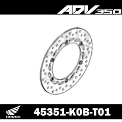 45351-K0B-T01 : Disque de frein avant Honda ADV 350 Honda X-ADV 750