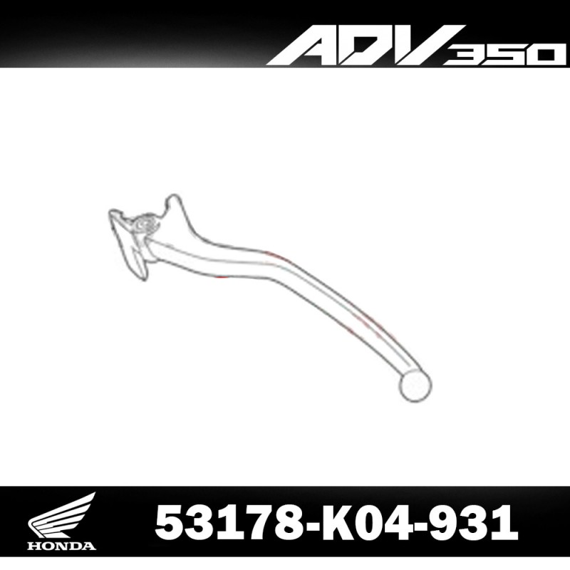 53178-K04-931 : Left Lever ADV 350 Honda X-ADV 750