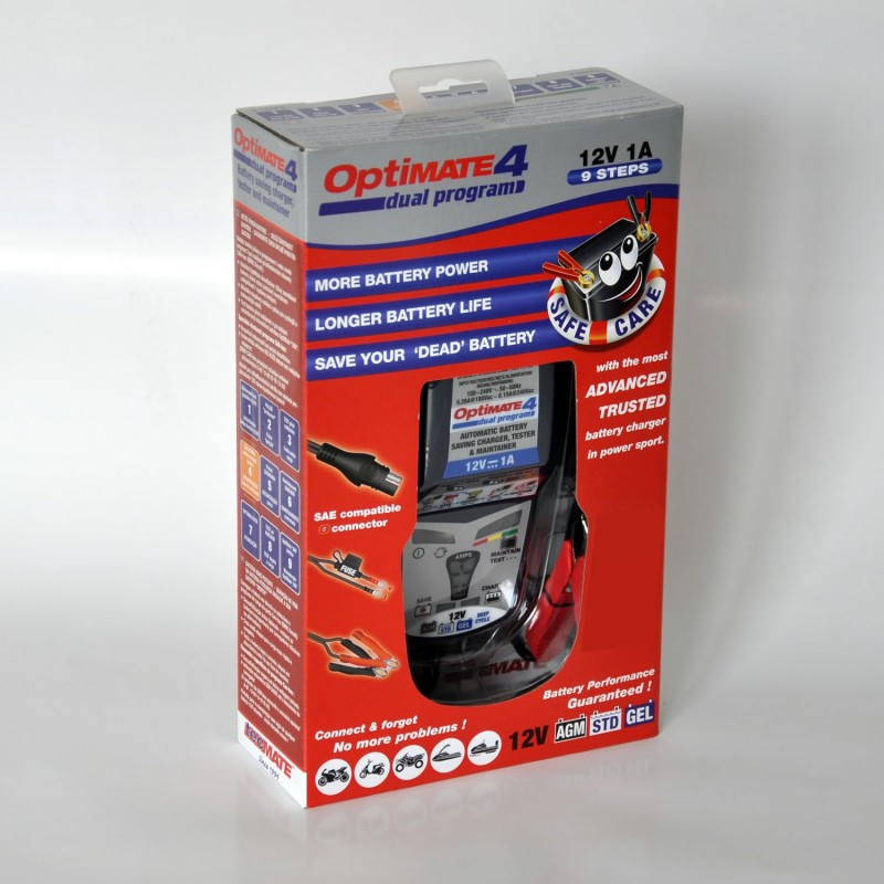  TecMate TM-340 OptiMate 4 Dual Program Chargeur de batteries