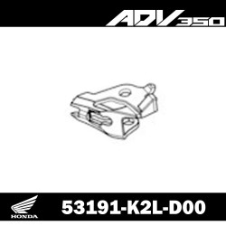 53191-K2L-D00 : Right Handguard Mount Honda X-ADV 750