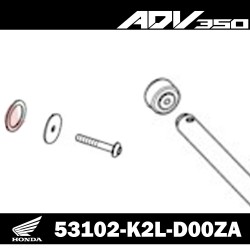 PACK-EMBOUT-ADV350 : Embout de guidon ADV 350 Honda X-ADV 750