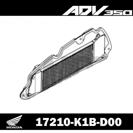 Filtro Aria MEIWA Per Honda Forza ADV SH 350 ABS 2021-2022 | Ricambio Per Motore Scooter