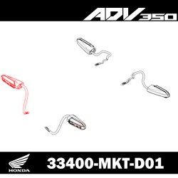 33**0-MKT-D01 : Clignotant origine ADV 350 Honda X-ADV 750