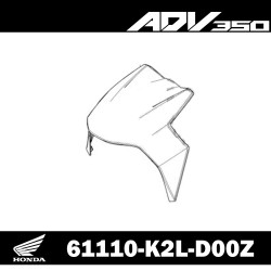 61110-K2L-D00ZB : Front Fender ADV 350 Honda X-ADV 750