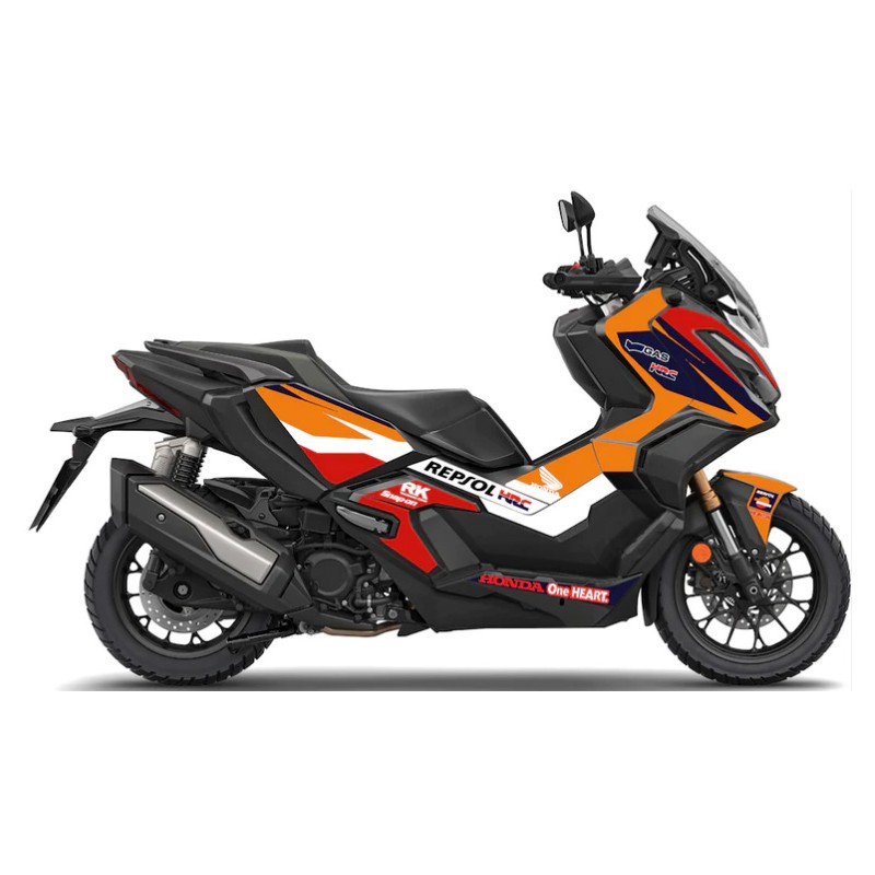 KIT-REPSOL-NOIR-350 : Kit déco Repsol ADV 350 Honda X-ADV 750