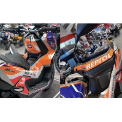 KIT-REPSOL-NOIR-350 : Kit déco Repsol ADV 350 Honda X-ADV 750