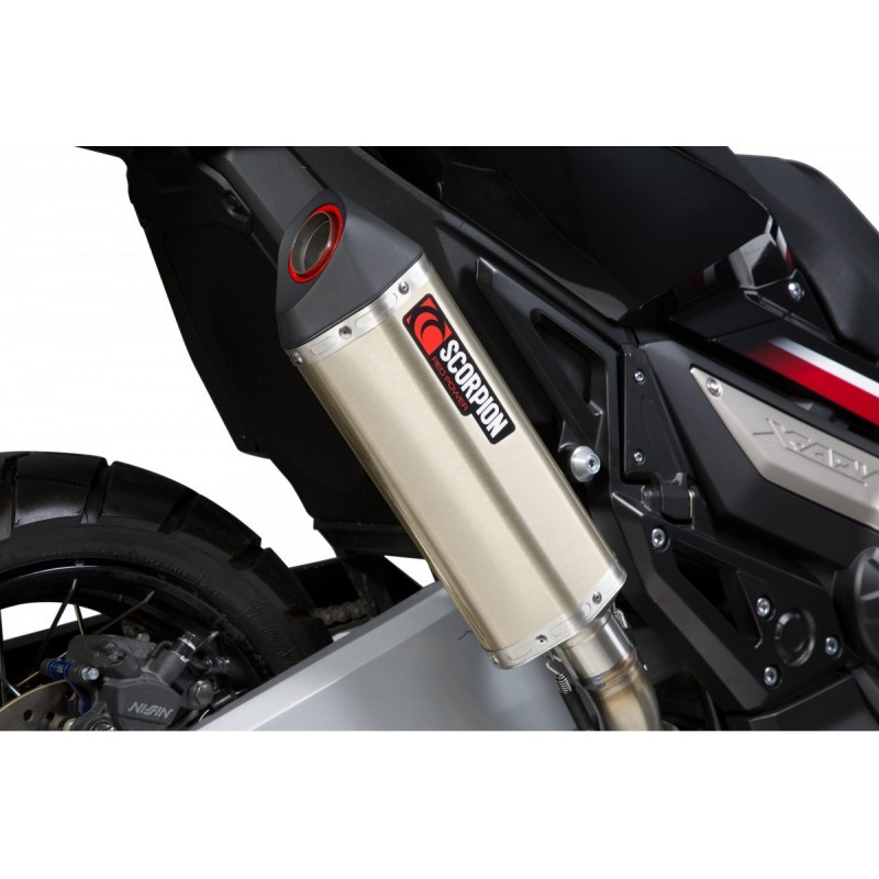 1088872003 : Scorpion Serket titanium slip-on Honda X-ADV 750