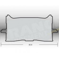 LMP540SF : Plaquettes de freins avant AP Racing Honda X-ADV 750