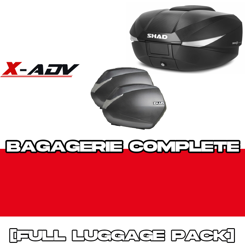 PACK-H0XV/D77-D0B58/36200 : Komplettset SHAD SH58X+SH36 Honda X-ADV 750