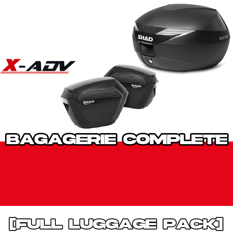 PACK-H0FZ/XD71-D0B39/23100 : Complete SHAD Pack SH39+SH23 2021 Honda X-ADV 750