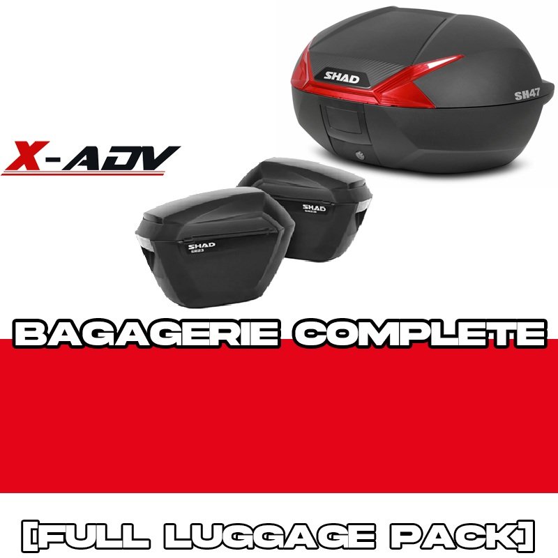 PACK-H0FZ/XD71-D0B47/23100 : Pack completo SHAD SH47+SH23 2021 Honda X-ADV 750