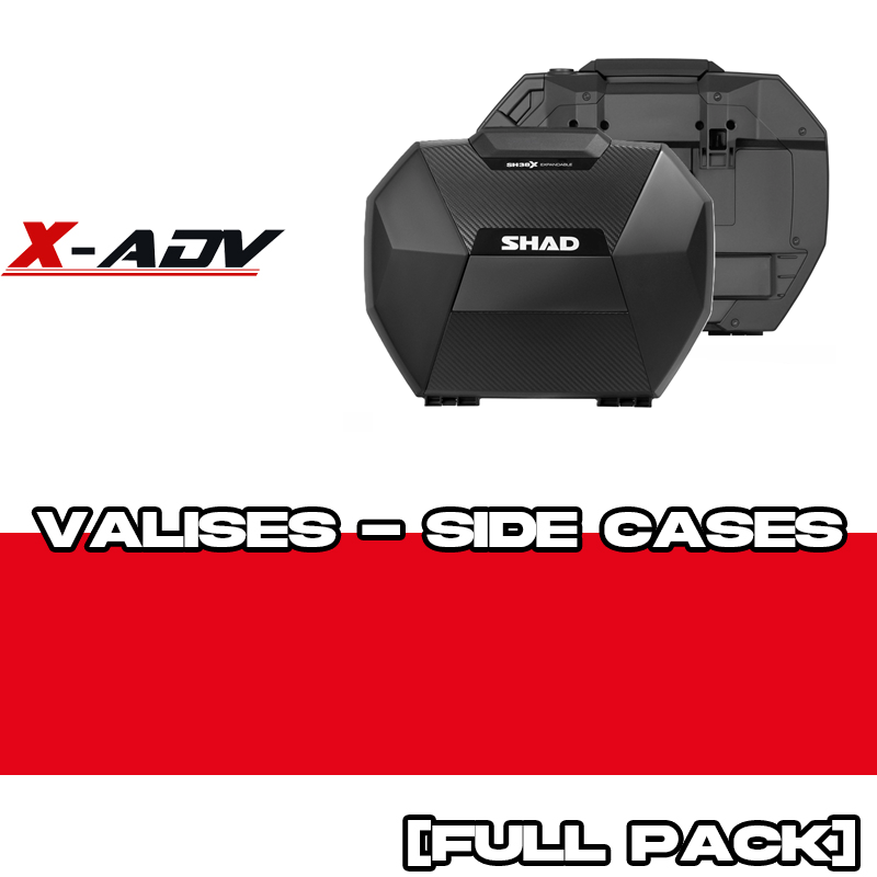 PACK-H0XD77IF-D0B38106 : Seitentaschen Set SHAD SH38X Carbon Honda X-ADV 750