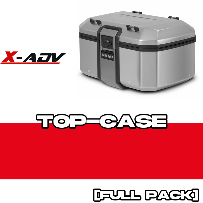 PACK-H0XV77ST-TR55100 : Topcase Pack SHAD Terra TR55 Alu Honda X-ADV 750