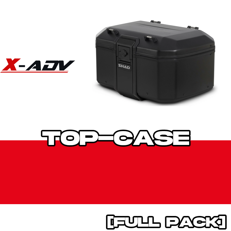 PACK-H0FZ71ST-TR55200B : Pack Top-Case SHAD Terra TR55 Noir 2021 Honda X-ADV 750