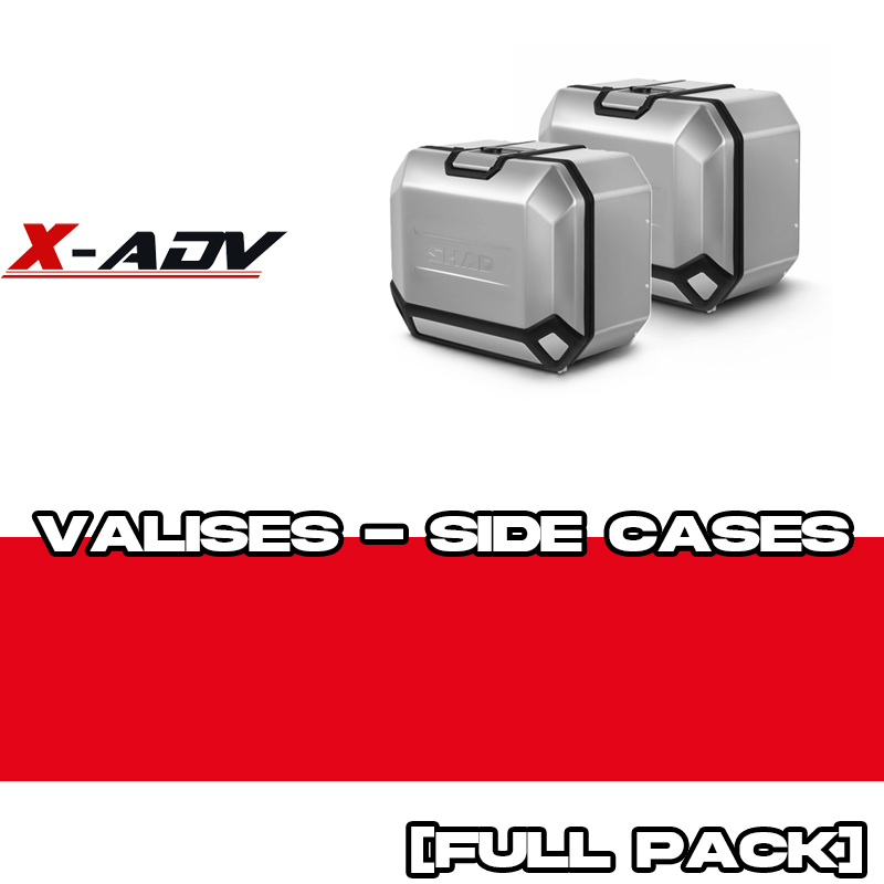 PACK-H0XD774P-TR47100R/L : SHAD Terra TR47 Aluminum Side Luggage Pack Honda X-ADV 750